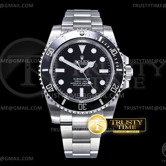 AR공장 롤렉스 서브마리너 논데이트 3130 Submariner 114060LN 904L SS/SS Black ARF SA3130