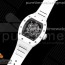 KV공장 V3 RM055 세라믹 스켈레톤다이얼 러버 RM055 White Ceramic KVF Best Edition Skeleton Dial White on White Rubber Strap MIYOTA8215 V3