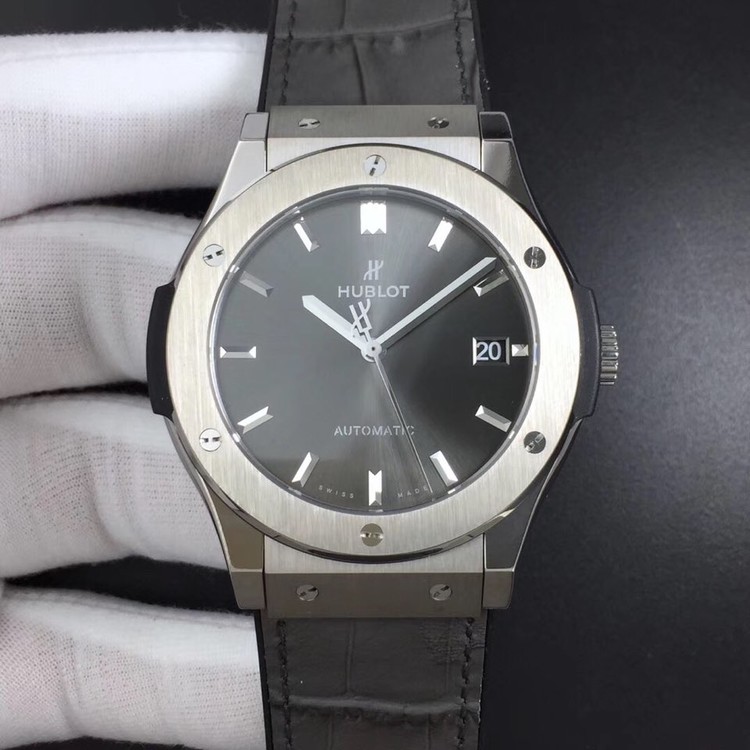 WW공장 위블로 클래식퓨전 45MM 티타늄 그레이다이얼 거미스트랩 Classic Fusion 45mm gray Dial Titanium GU A2892