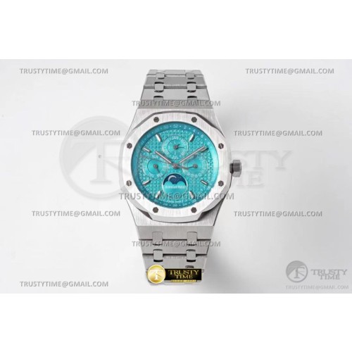 BF공장 오데마피게 로얄오크 퍼페츄얼캘린더 26574 민트다이얼 Royal Oak Perpetual Cal 26613ST SS/SS T-Blue BF A5134