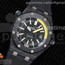 XF공장 V3 오데마피게 로얄오크 오프쇼어 포지드카본다이버 러버밴드 15706 Royal Oak Offshore Diver Forged Carbon on Rubber Strap A2836 V3