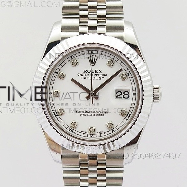 BP공장 V2 롤렉스 데이저스트2 스틸 화이트다이얼 다이아인덱스 Rolex DateJust2 SS&White Dial Diamond Index 신형브레스렛