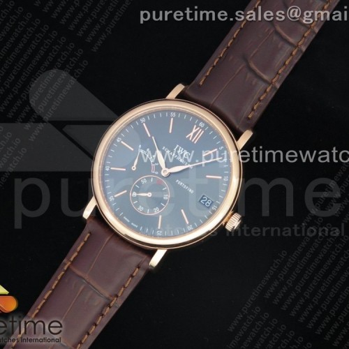 포르토피노 로골 그레이다이얼 가죽스트랩 Portofino Fake Power Reserve RG Gray Dial on Brown Leather Strap A23J